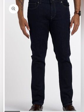 Barely worn DKNY Bedford Slim Fit Men's Dark Blue Straight-Leg Jeans - 30x30